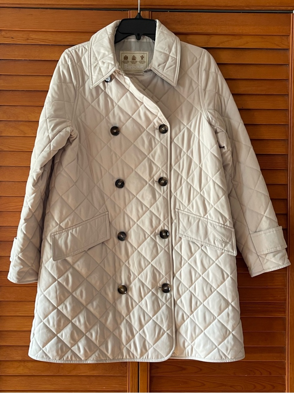 BARBOUR Philippa Quilted Coat. Size 6 Women 
#390